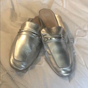 Nordstrom BP Silver Mules